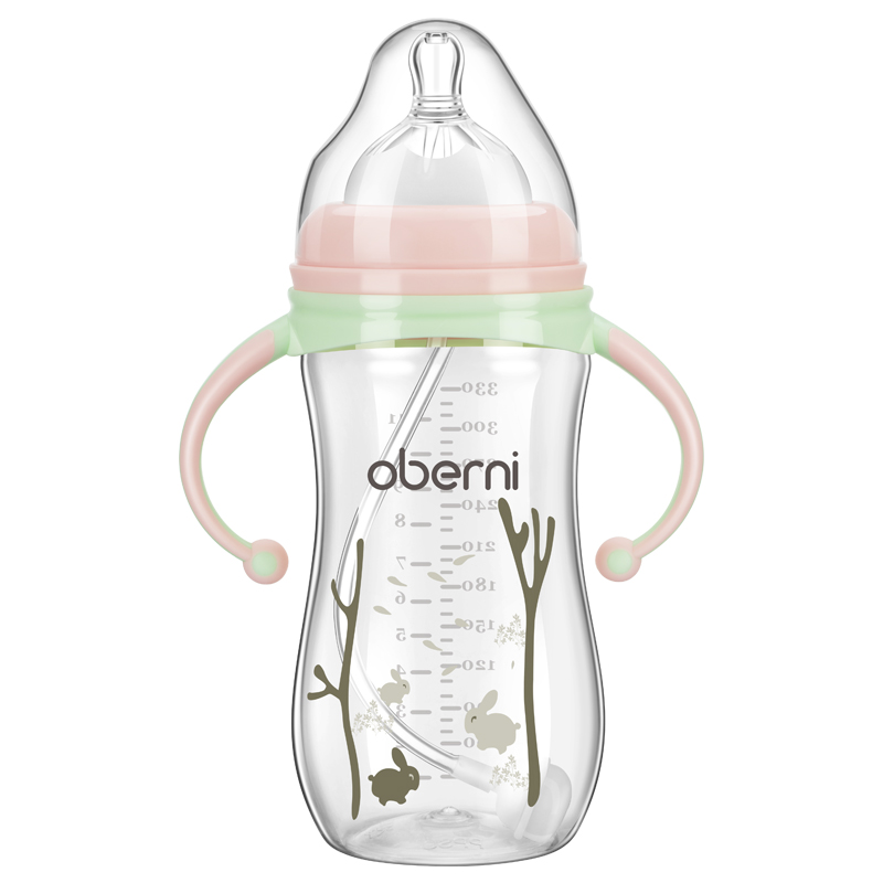 Weithals-Babyflasche mit Griff – Flasche für Neugeborene