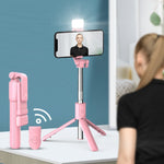 Versatile Bluetooth Selfie Stick with Tripod Function