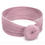 Knotenmuster Haarband für Mädchen – Weiches Baby Turban Stirnband