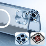 Stilvolles Magnetisches Handyhülle für iPhone mit Metallrahmen