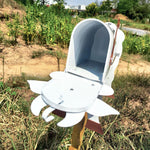 Country Life Mailbox | Charming Design | Weatherproof Metal | 20x20x10 cm