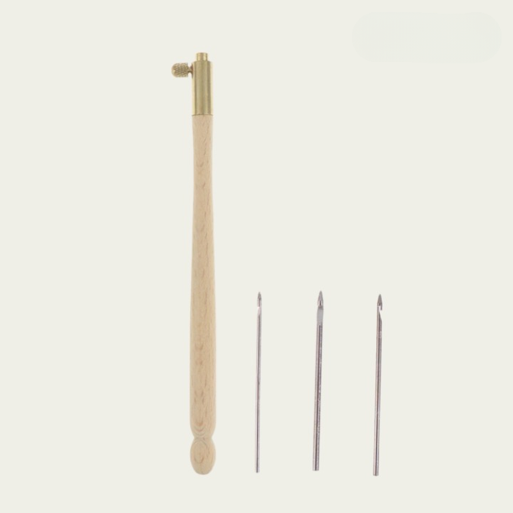 Perlen-Stickset mit 3 austauschbaren Nadeln – Einfaches Sticken mit Perlen