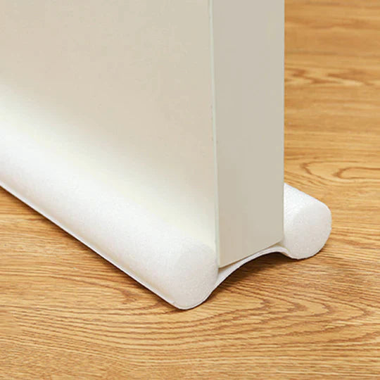 Thermal Protection – Double Draught Excluder for Doors | Keeps Out Cold, Dust & Insects | Slide-in Door Bottom Seal | Energy & Noise Insulation