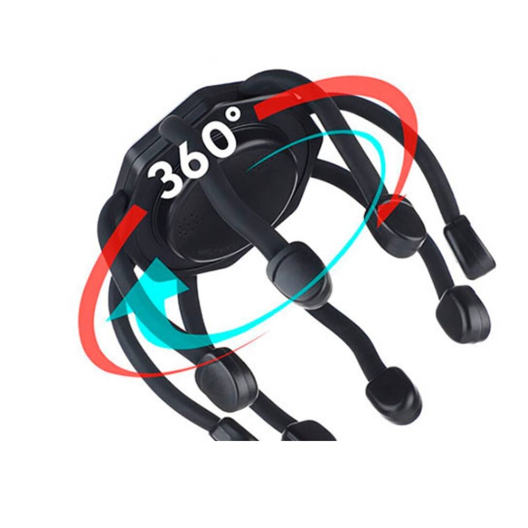 Intelligenter elektrischer Kopfmassagegerät mit 360° Vibration – Stressabbau und Schlafverbesserung