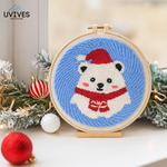 Well-being embroidery kit for festive memories