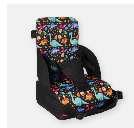 Tragbarer Hochstuhl für Babys – Reise-Sitzerhöher mit Gurt und Tasche