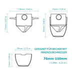 Coffee Enjoyment To Go - Stainless Steel Filter Mug for Perfect Coffee