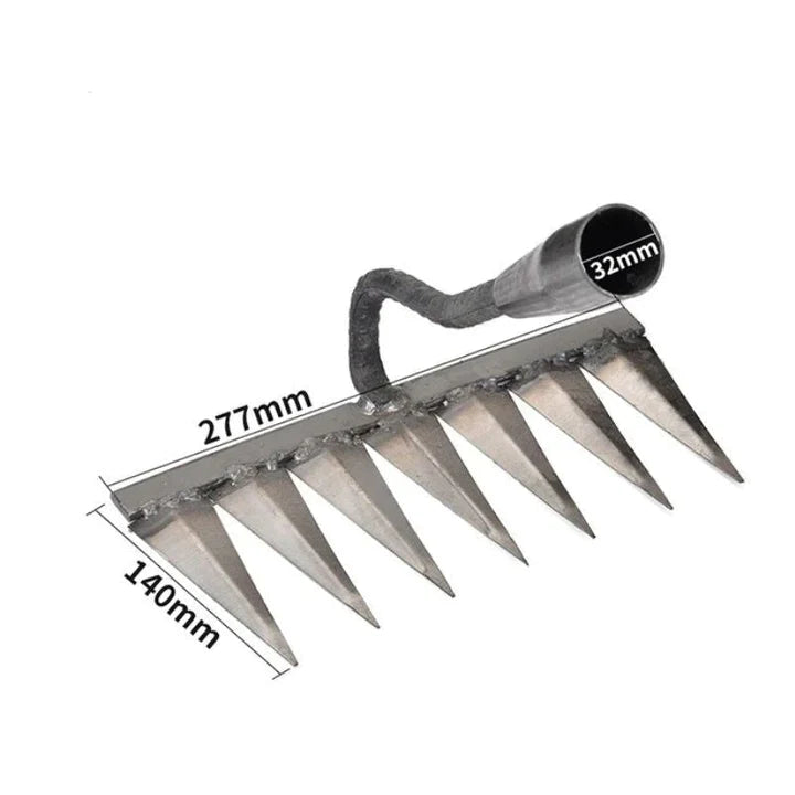 Powerful Garden Rake - Efficient Weed Removal
