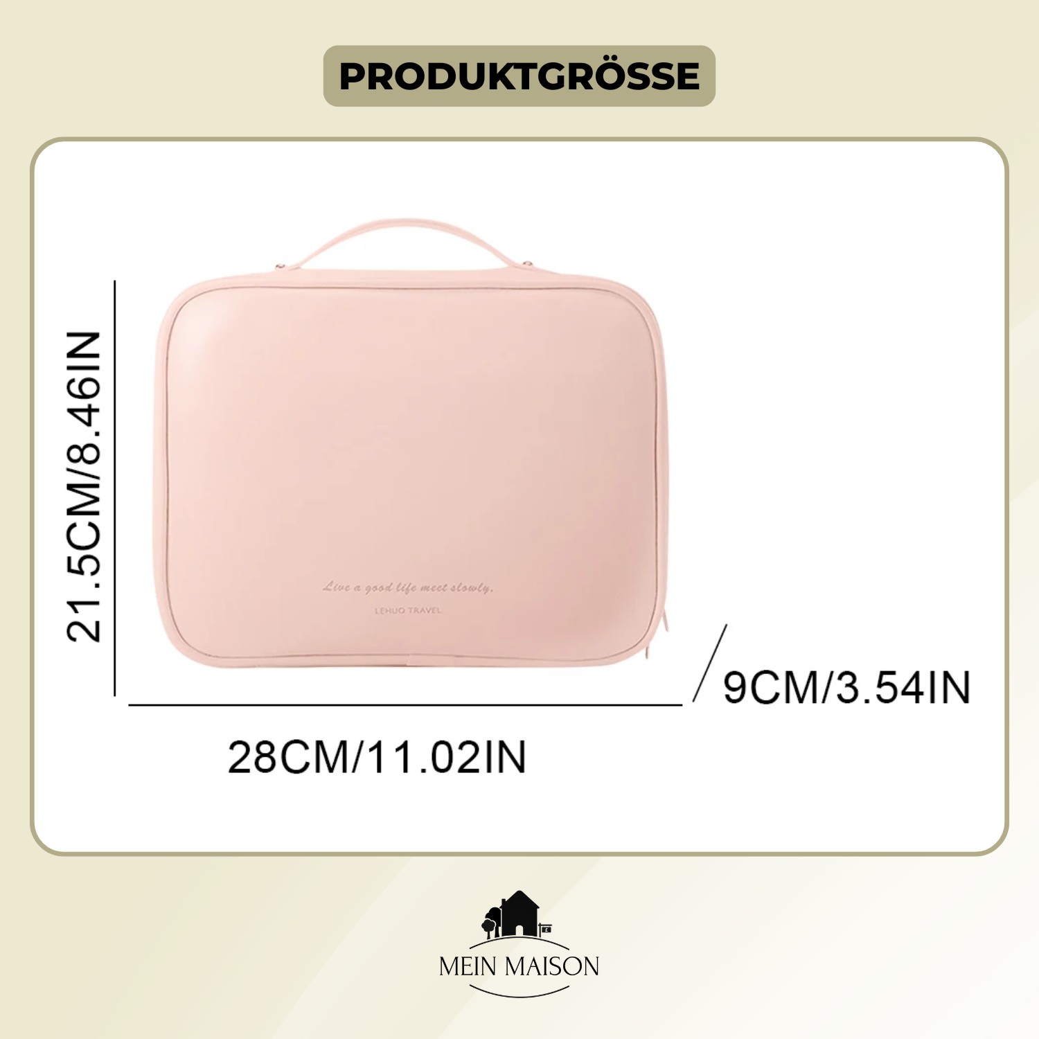 Stylische Kosmetiktasche – Ordnung für unterwegs