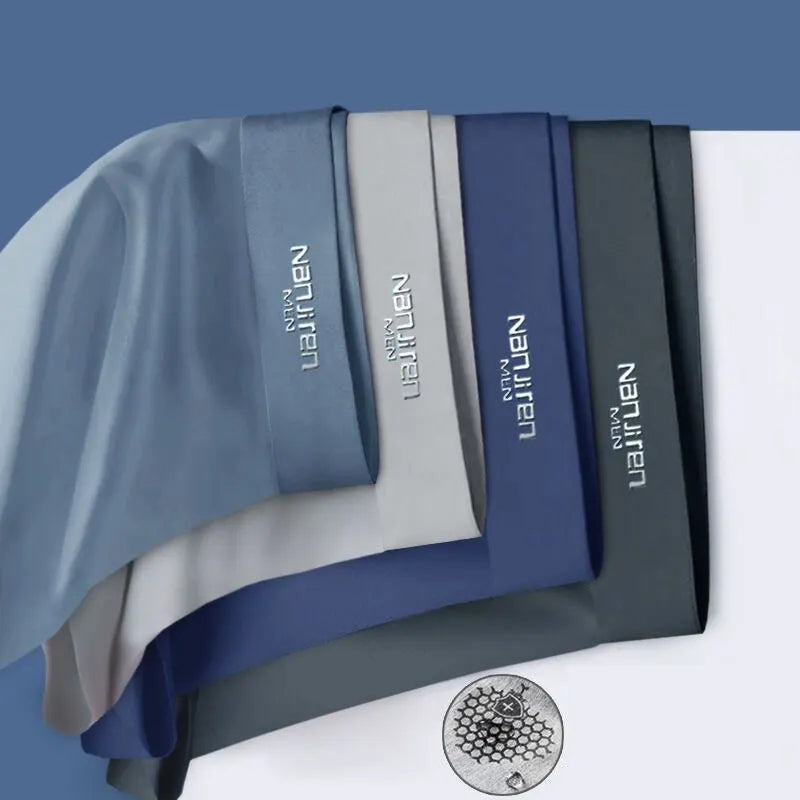 4-teiliges Set Boxershorts aus Eiskunstseide mit Graphen-Technologie