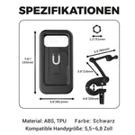 Wasserdichter Smartphone-Halter für Fahrrad und Motorrad