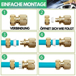 Einstellbare Hochdruck-Spritzdüse mit Montageset