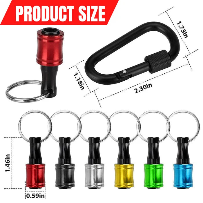 Praktischer Karabiner für 1/4" Sechskantschraubendreher