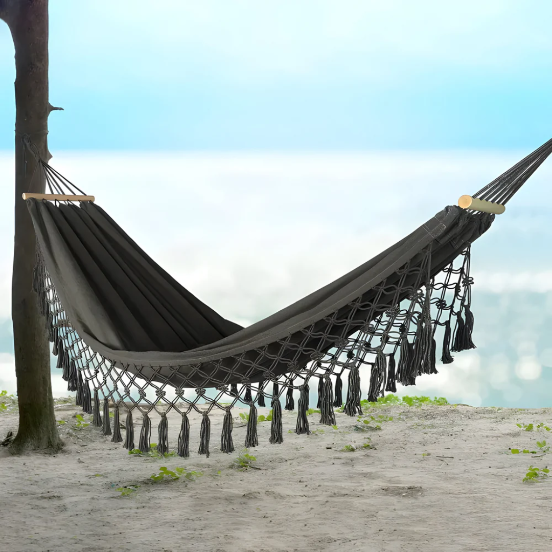 Luxuriöse Hängematte – Bequeme und robuste Hängematte für Garten, Balkon und Camping