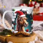 Tiermuster Weihnachtsbecher