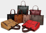 Vintage Handtasche mit doppelter Fronttasche