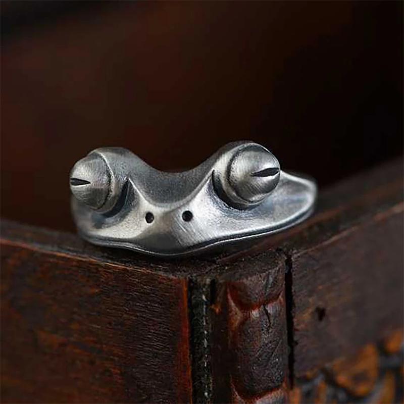Froschring für Alle: Vintage Unisex Schmuckstück