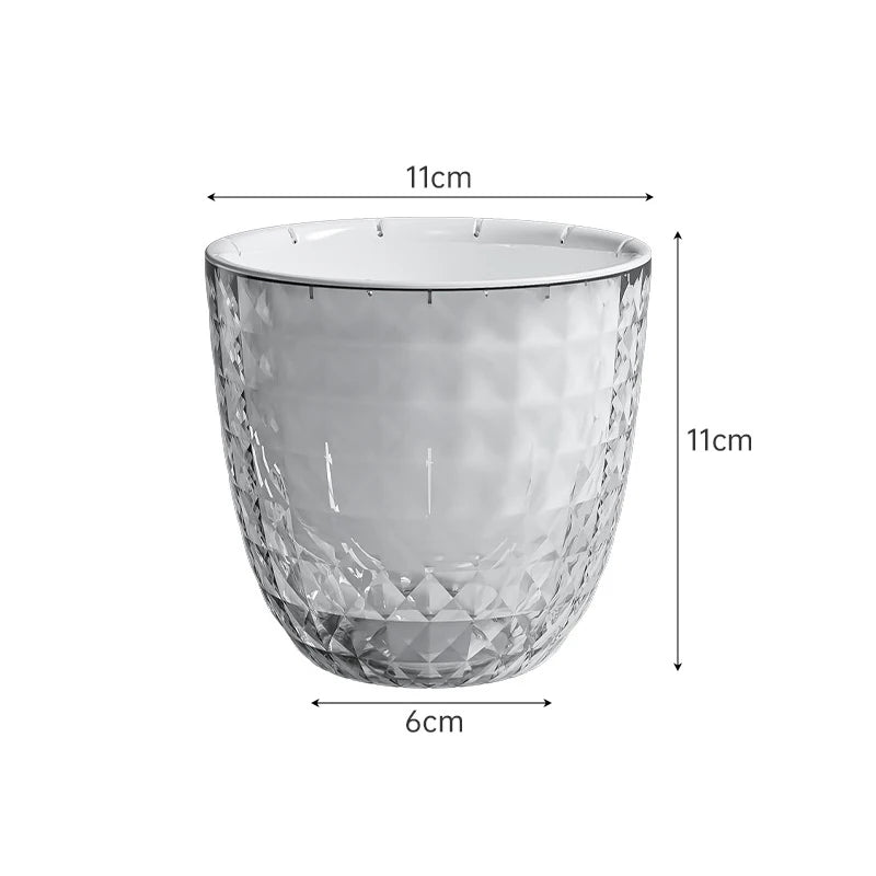 SmartWater Flower Pot with Self-Watering and Transparent Design