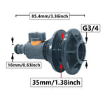 Water Butt Connector Adapter | 16mm Connection