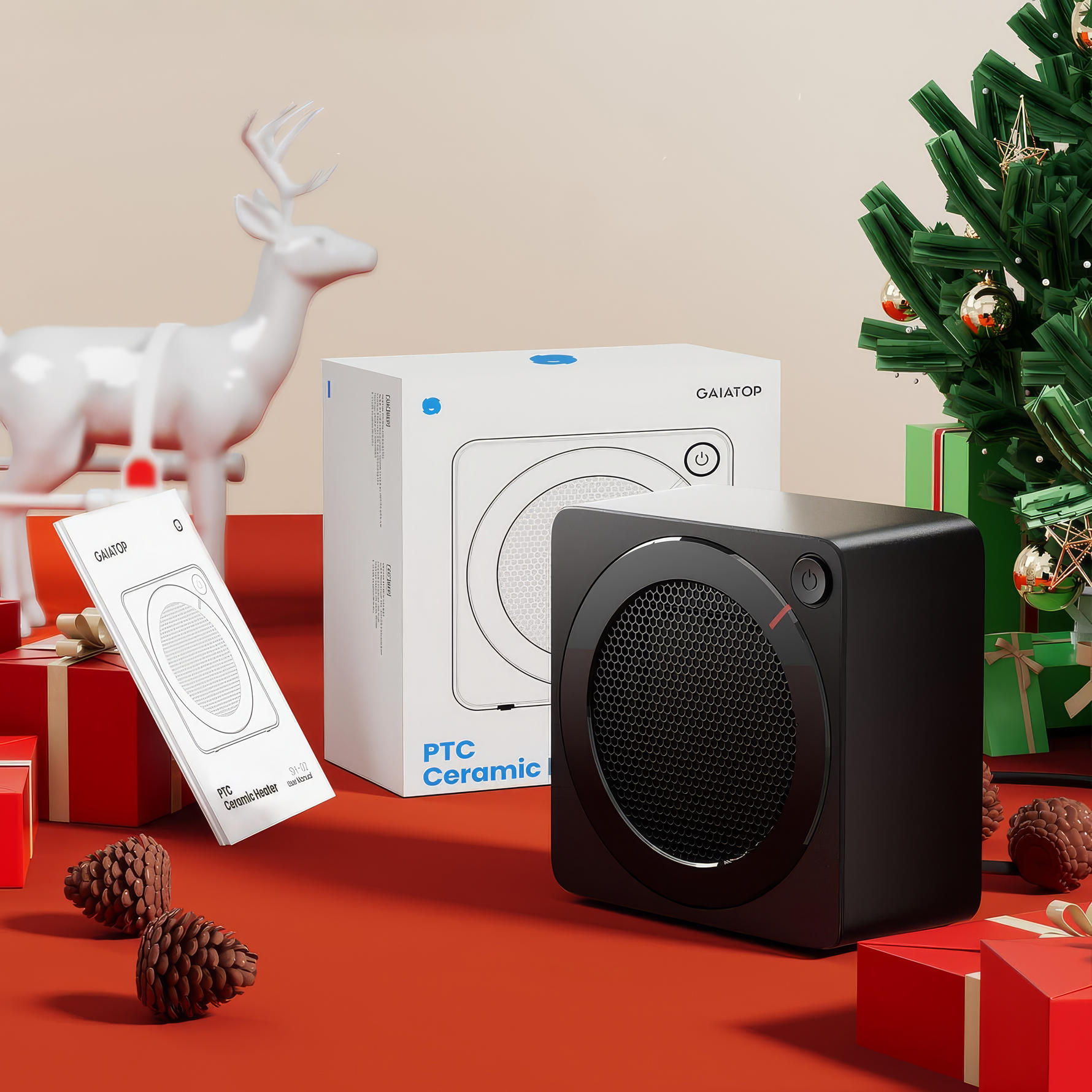 Compact Space Heater – Efficient and Quiet for Your Home