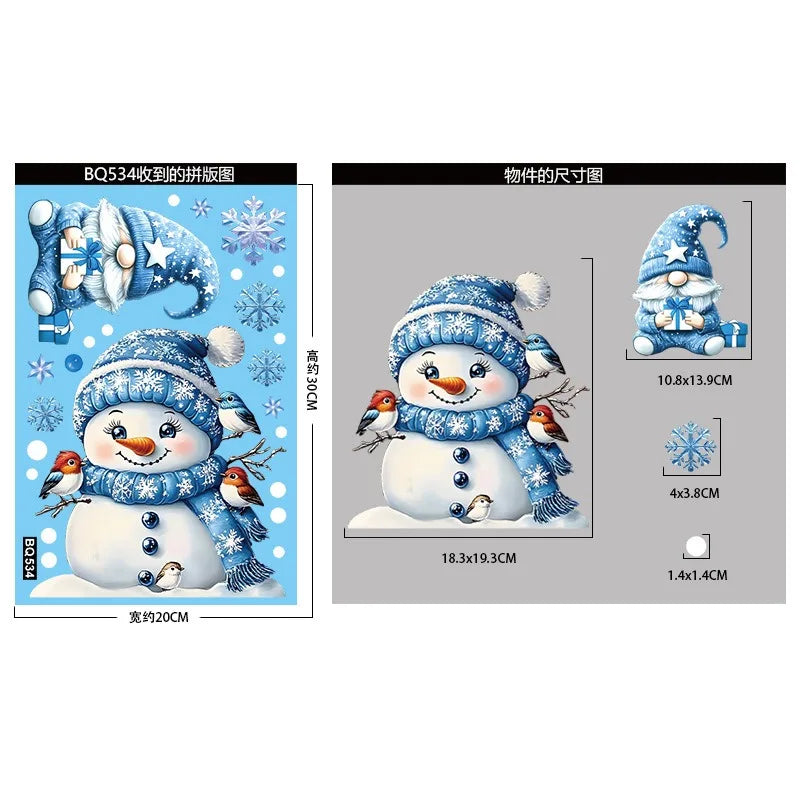 Winter Magic | Reusable Window Decoration for the Holidays