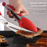 GrillProfi Stainless Steel Scissor and Clip Set for BBQs | 24x8.7 cm & 27x3.5 cm