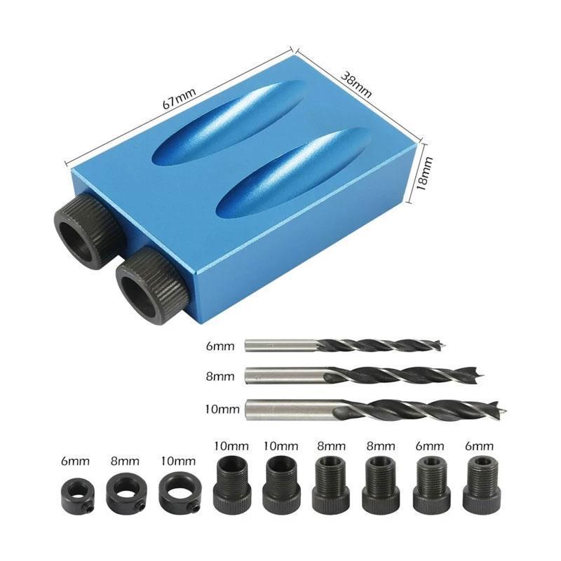 Precision Drills – Perfect 15° holes for strong wood joints