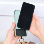 Stylish carrying strap for smartphones and cards