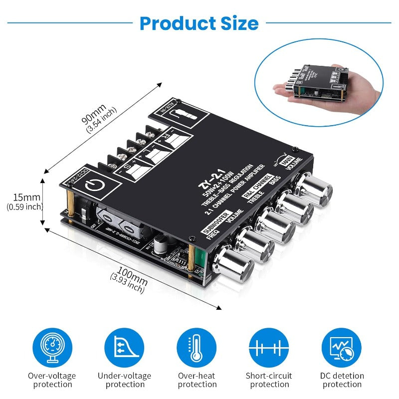Bluetooth-Verstärkermodul 2.1 Kanal