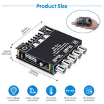 Vielseitiger 2.1 Kanal Bluetooth Audioverstärker