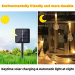 Solar-Lichterkette mit Wassertropfen-Design – 8 Modi