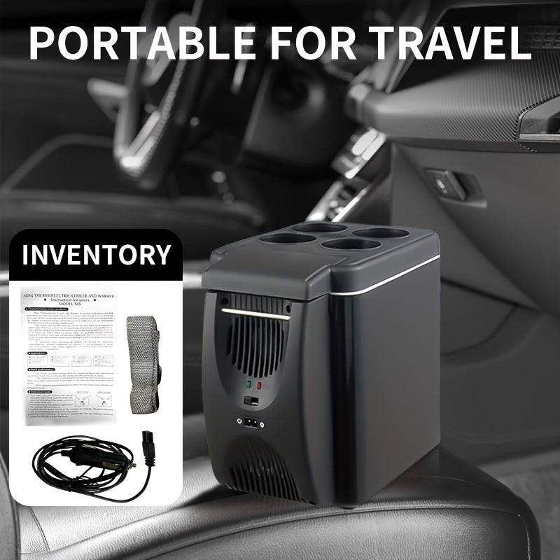 Kompakter 6L Mini-Kühlschrank für Autos – Perfekt für Reisen und Outdoor