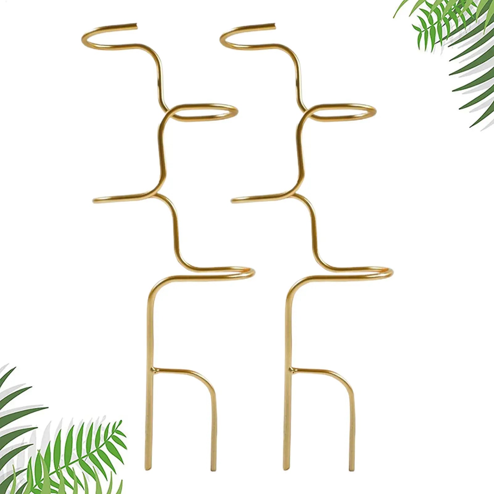 Stable Plant Support with Leaf Motif | 32 cm