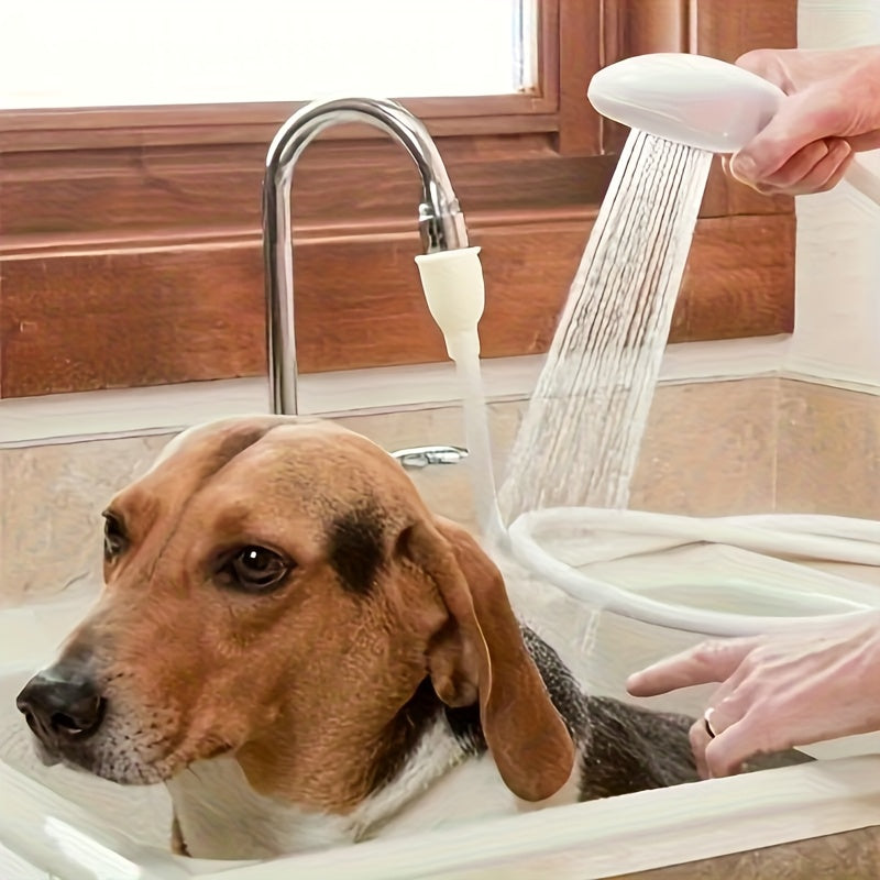 Multifunctional showerhead with flexible hose for household