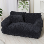 Gemütliches Haustier-Sofa mit Erhöhung und Kissen – 4 Farben