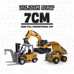 Creative Building Action: Mini RC Construction Vehicle Set