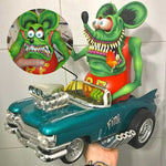 Große Monsterstatue mit wütendem Mund