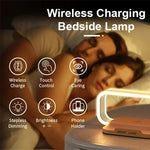 SmartWood Licht | Kabellose Lade-Lampe mit Touch-Steuerung