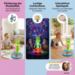 Spielzeug für Kinder: Tänzelnde Raupe mit Saxophon