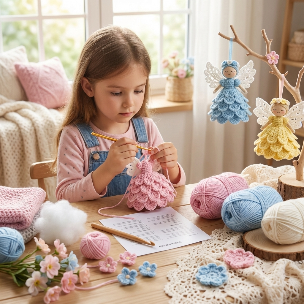 Häkelset für Engel - DIY Bastelset