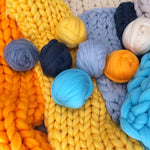 Gemütliche Strickdecke für entspannte Stunden