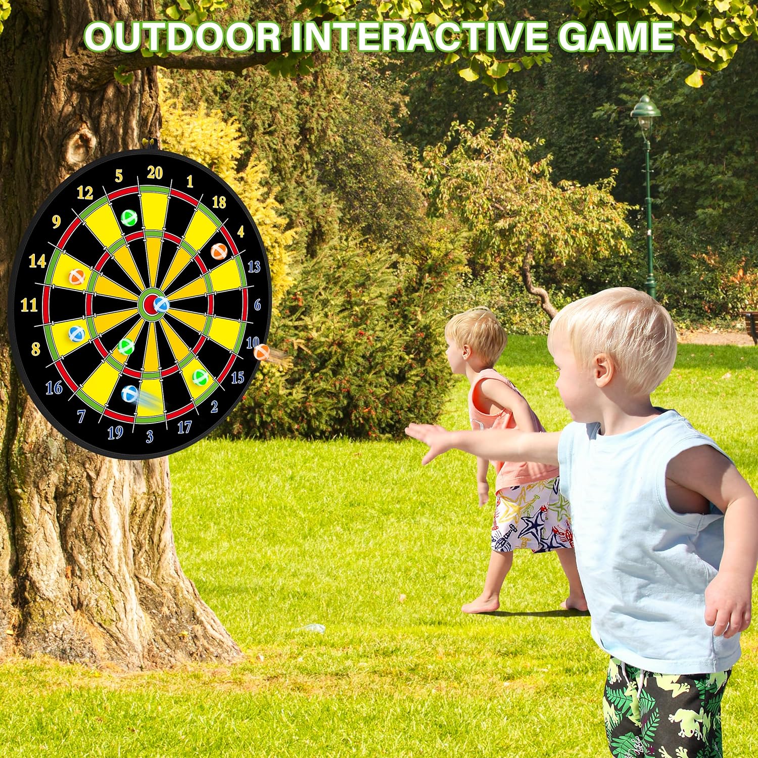 Doppelseitige Dartscheibe für Kinder – Spielen, Lernen, Entspannen