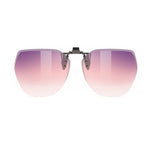 Sonnenschutzclip für Brillenträger – Polarisierte, randlose Sonnenbrille