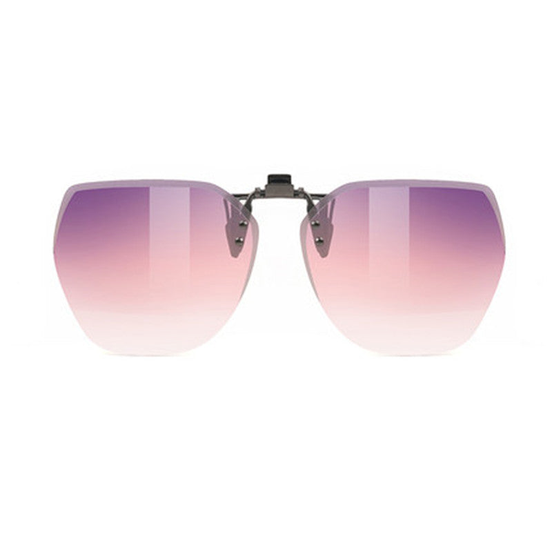 Sonnenschutzclip für Brillenträger – Polarisierte, randlose Sonnenbrille