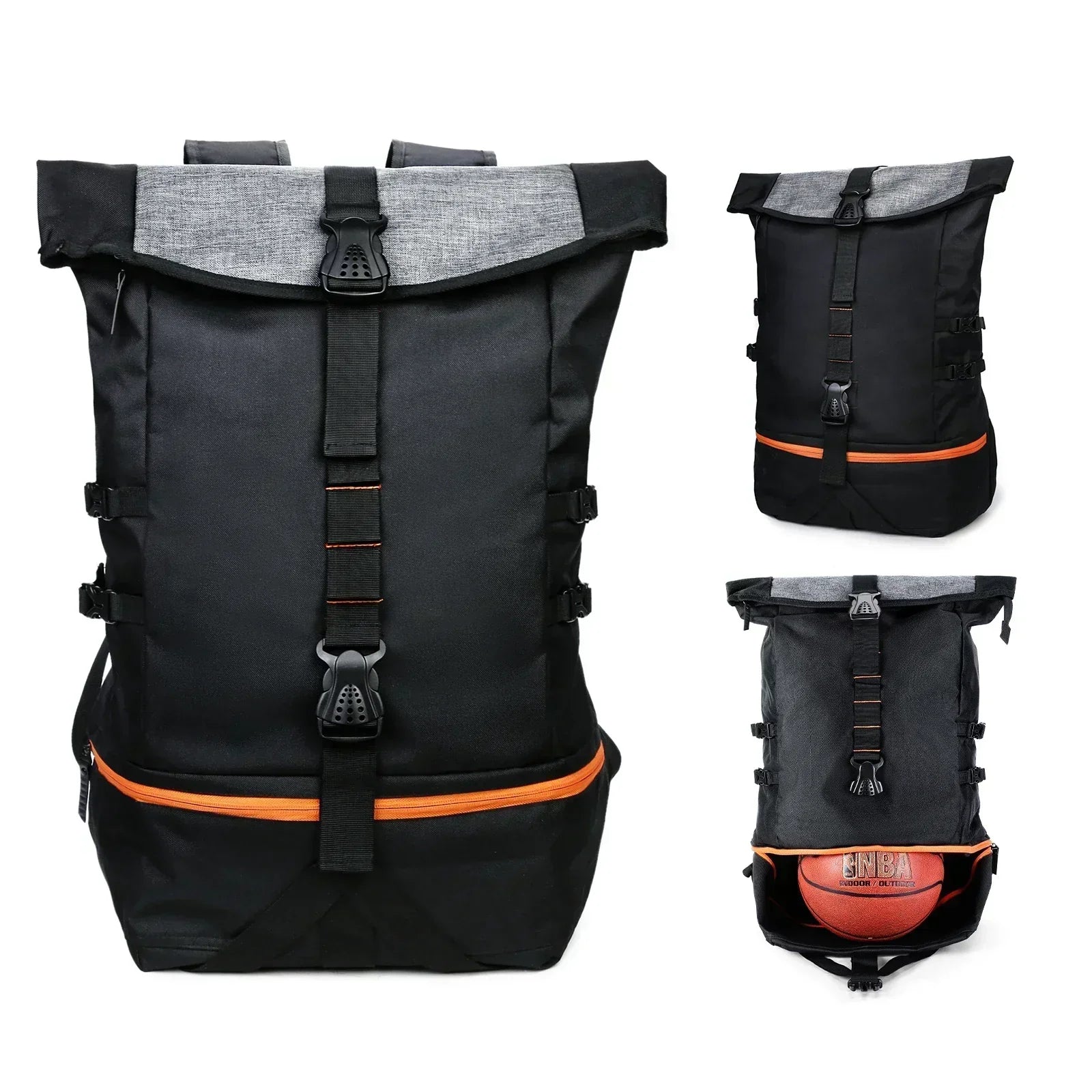 Sportlicher Rucksack mit Ball- und Schuhfach – 35L Weichrücken