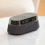 Kompakter Bluetooth-Lautsprecher mit kabelloser Ladefunktion und Nachtlicht