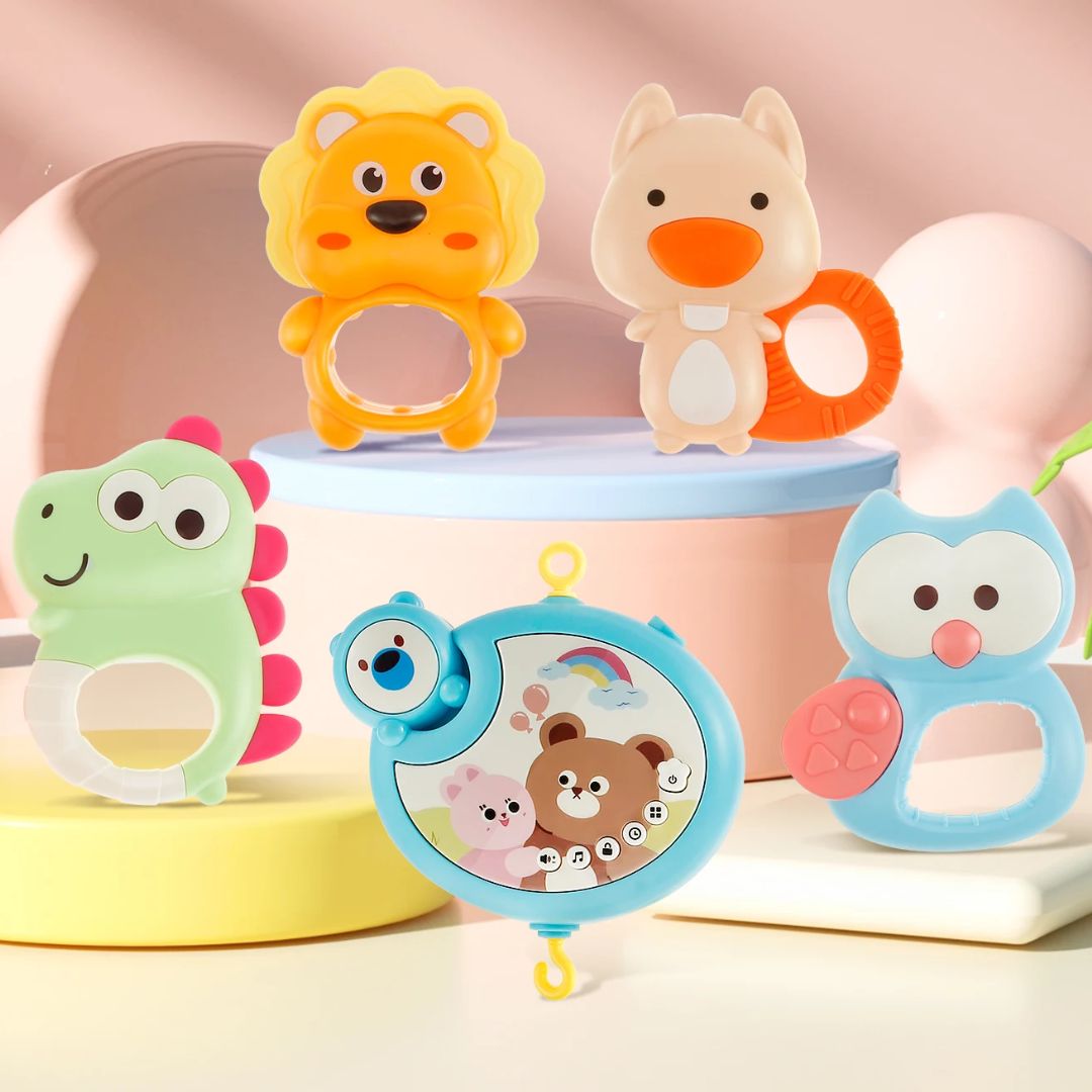 Musikspielzeug Mobile mit Rassel für die Babykrippe