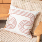 Kunstvolles, Loop-Gesticktes Kissen von LuminaDesign