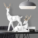 Elegant Sculpture of a Pair of Deer – Stylish Home Decor