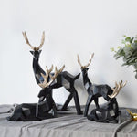Elegant Sculpture of a Pair of Deer – Stylish Home Decor